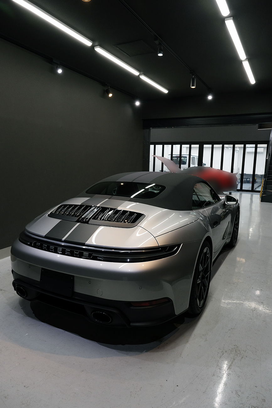 911カレラカブリオレ プロテクションフィルム ストーンガード リアーク