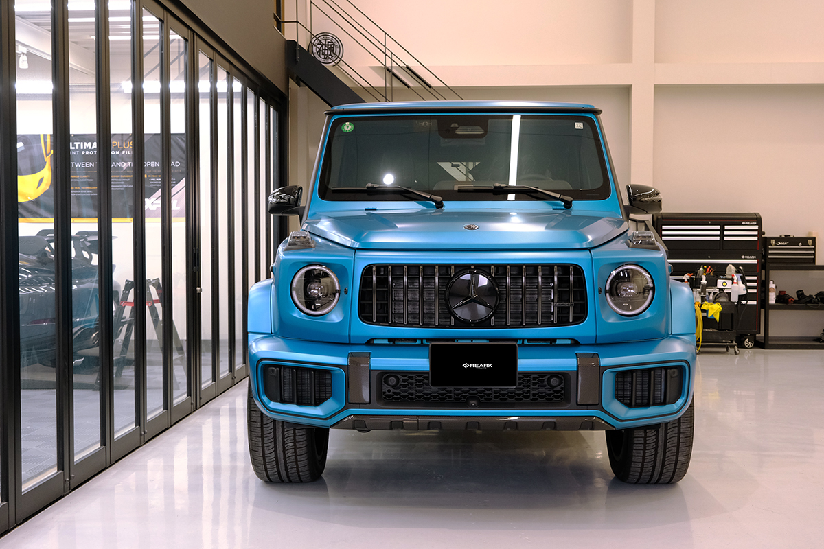 G 63 プロテクションフィルム ハイパーブルーマグノ　リアーク施工