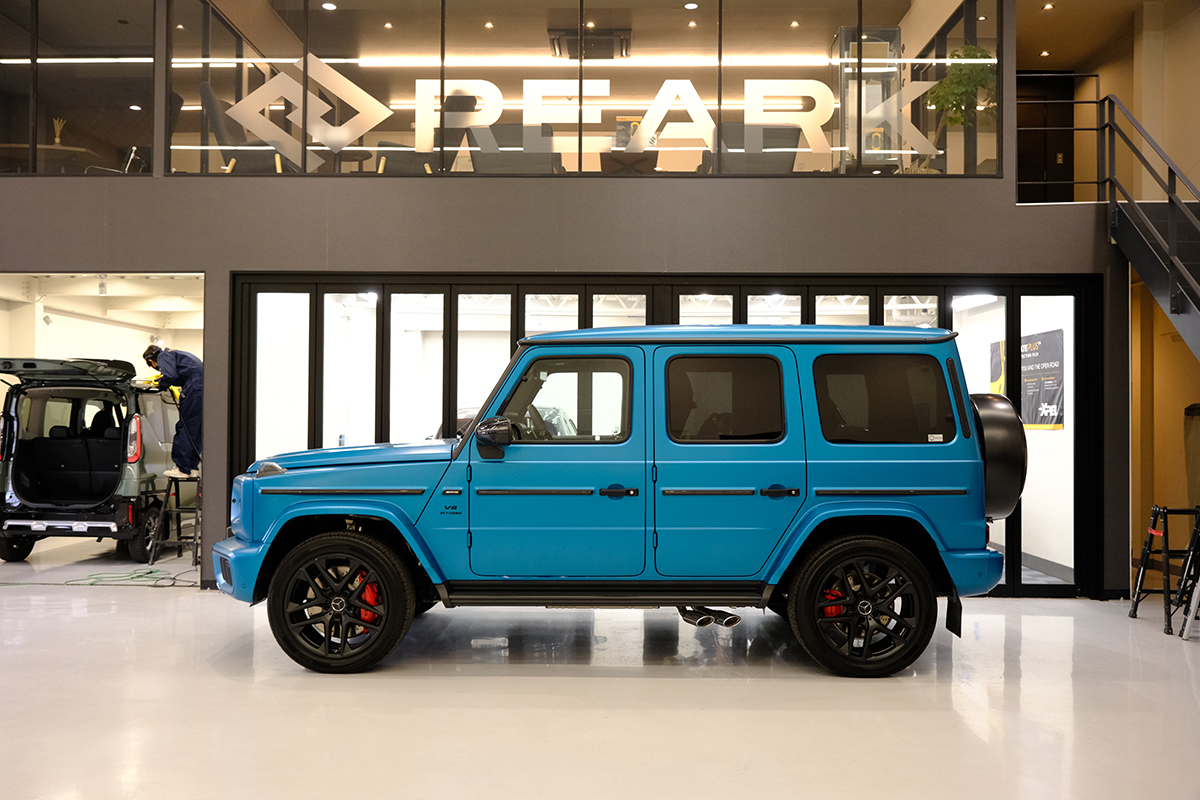 G 63 プロテクションフィルム ハイパーブルーマグノ　リアーク施工