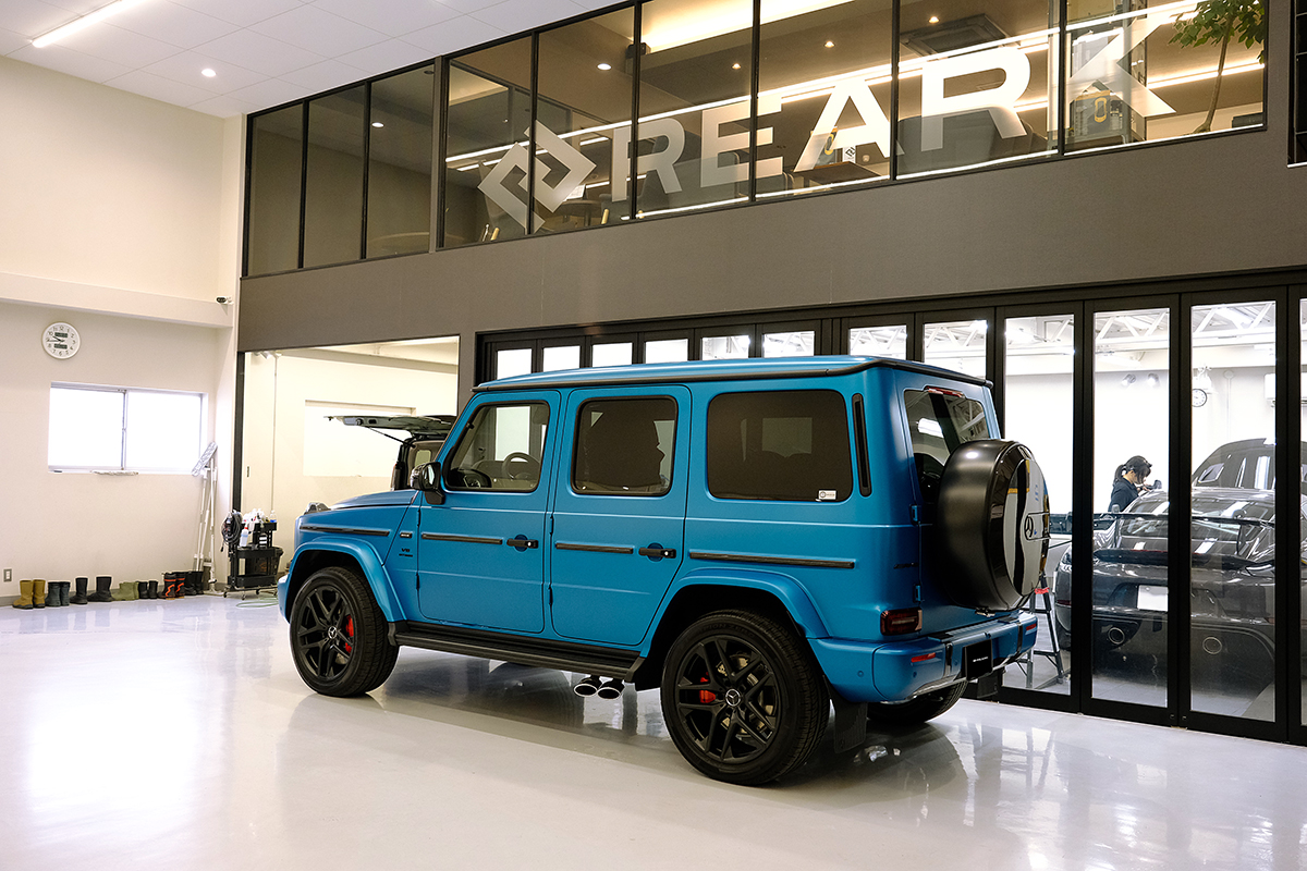 G 63 プロテクションフィルム ハイパーブルーマグノ　リアーク施工