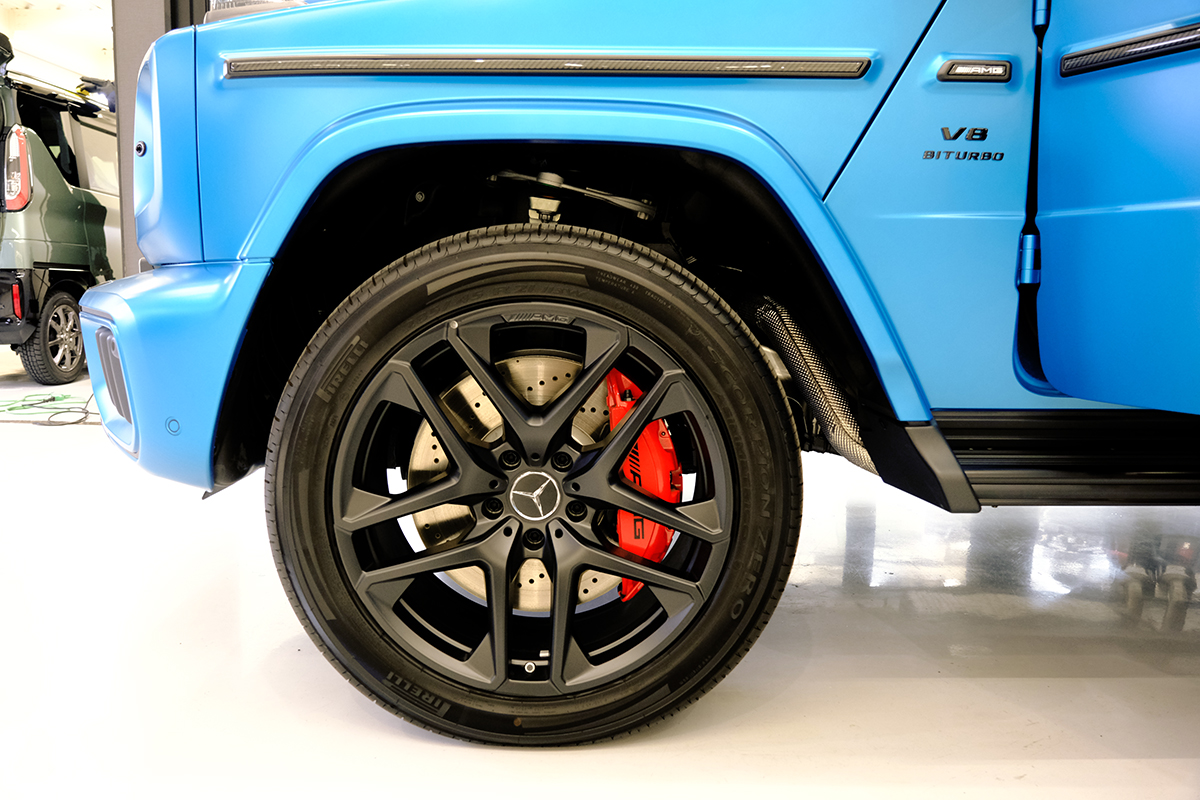 G 63 プロテクションフィルム ハイパーブルーマグノ　リアーク施工