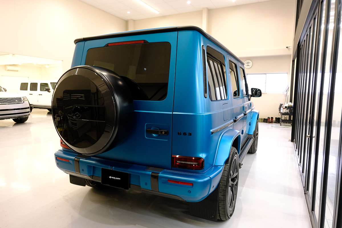 G 63 プロテクションフィルム ハイパーブルーマグノ　リアーク施工