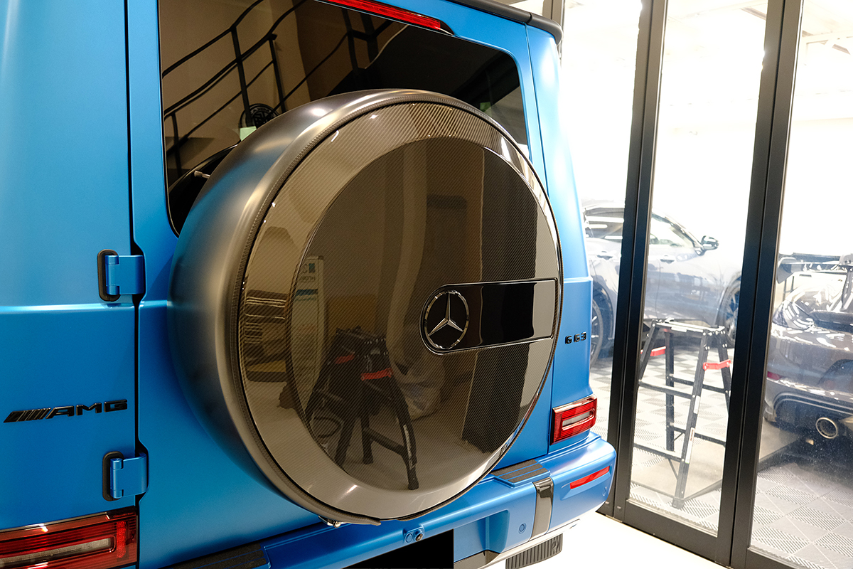 G 63 プロテクションフィルム ハイパーブルーマグノ　リアーク施工