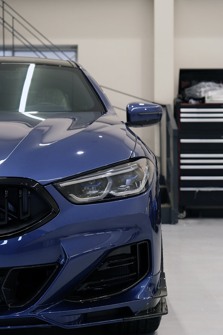 BMWアルピナB8 艶ありプロテクションフィルム リアーク