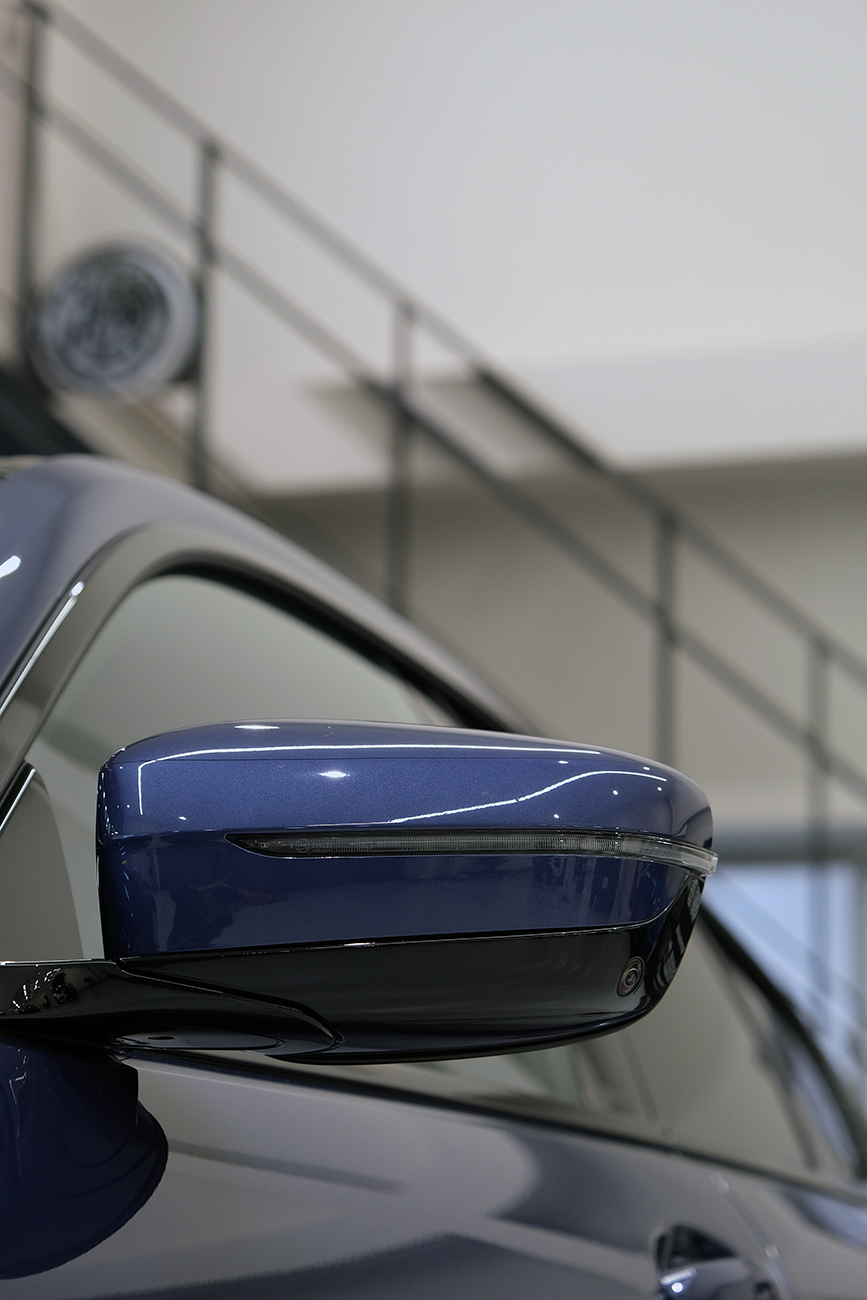 BMWアルピナB8 艶ありプロテクションフィルム リアーク