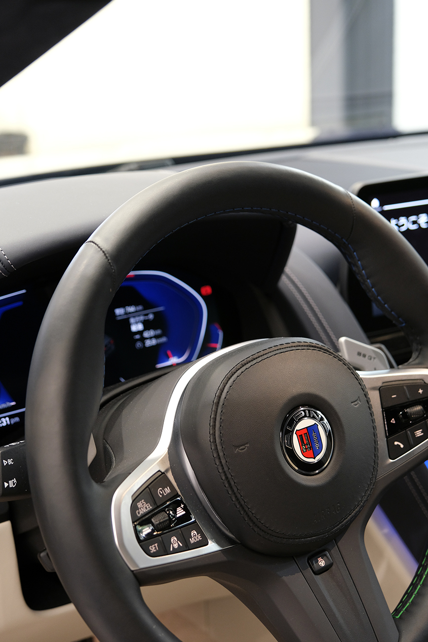 BMWアルピナB8 艶ありプロテクションフィルム リアーク