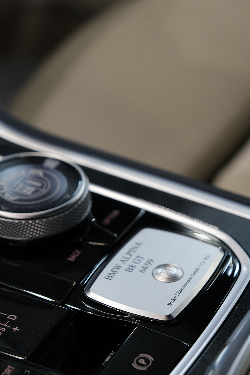 BMWアルピナB8 艶ありプロテクションフィルム リアーク