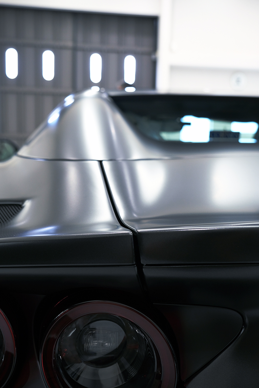 812GTS 艶消し・マットプロテクションフィルム リアーク施工