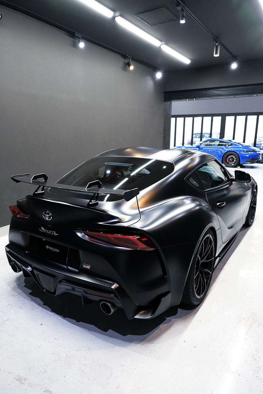 スープラ マットプロテクションフィルム施工 リアーク
