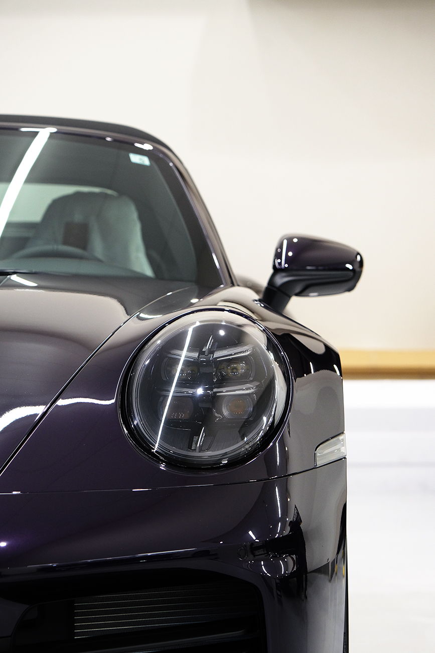 ポルシェ911カレラ 艶ありプロテクションフィルム リアーク