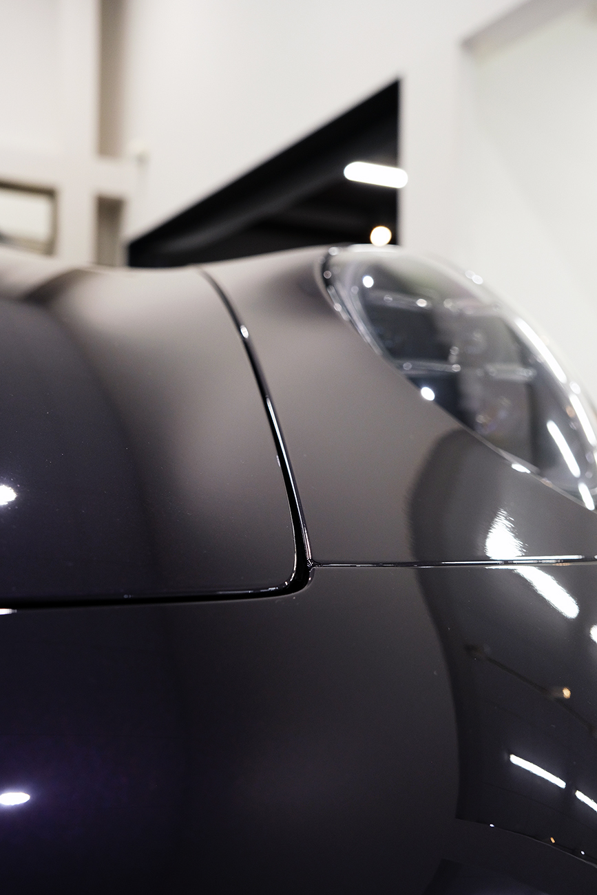 ポルシェ911カレラ 艶ありプロテクションフィルム リアーク