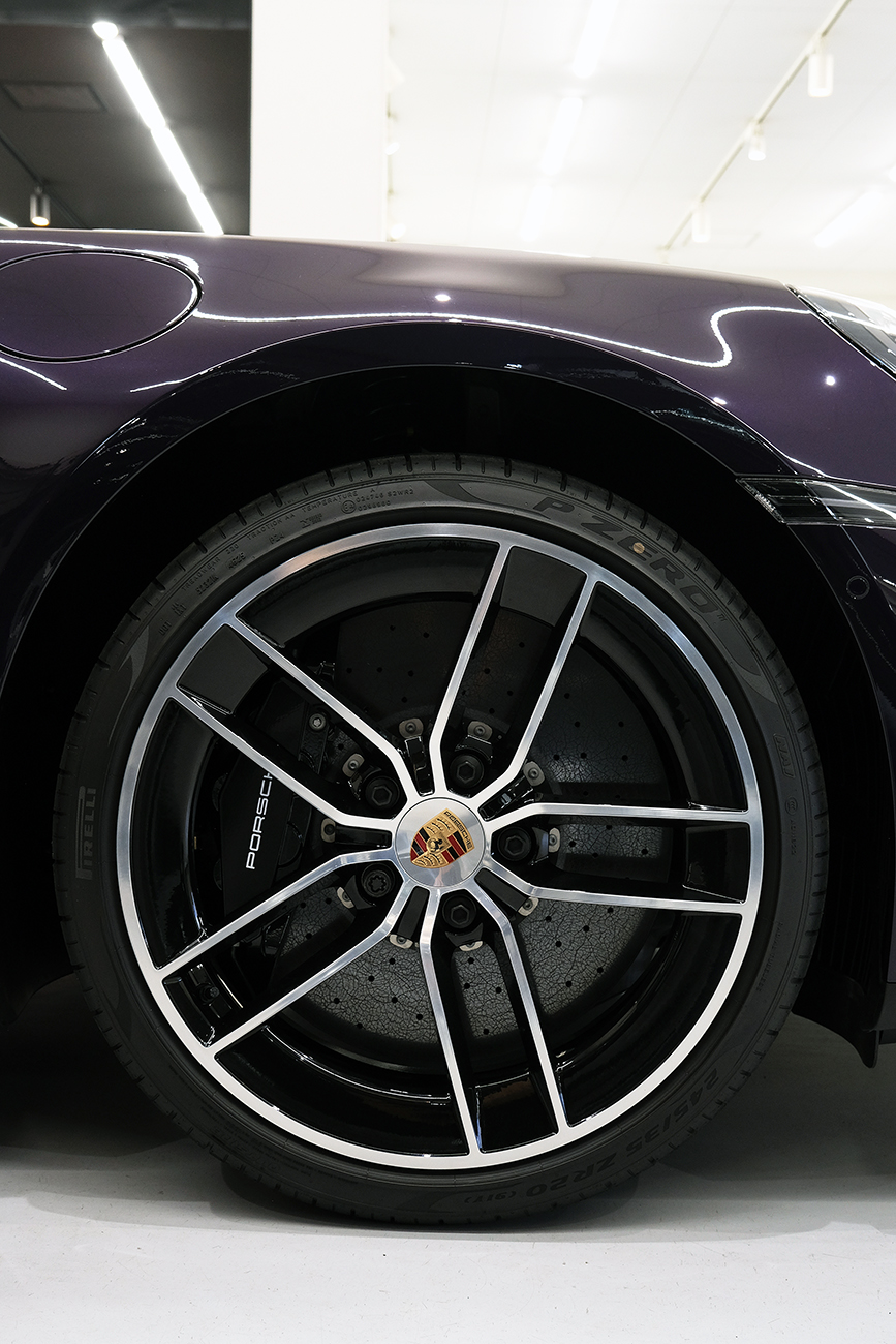 ポルシェ911カレラ 艶ありプロテクションフィルム リアーク