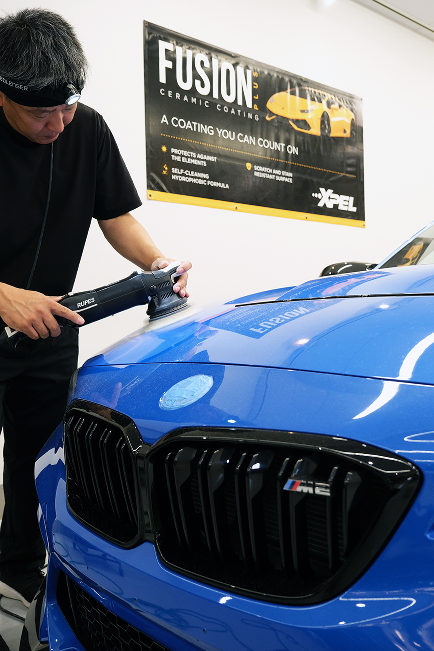BMW M2 CS カーコーティング リアーク