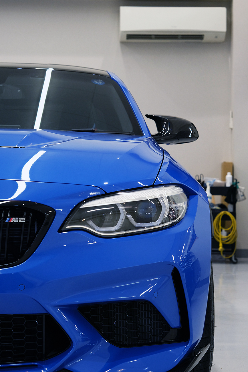 BMW M2 CS カーコーティング リアーク
