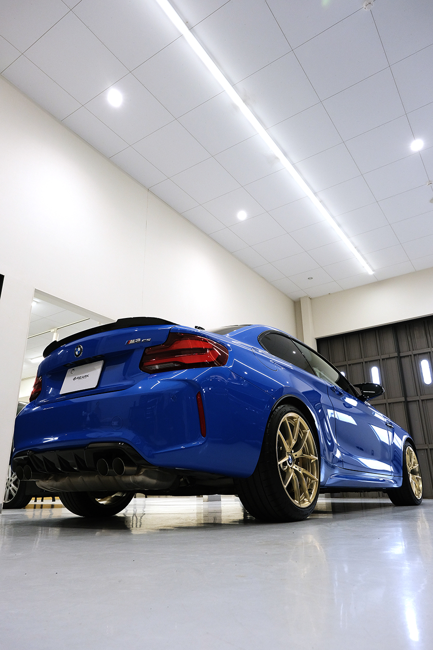 BMW M2 CS カーコーティング リアーク