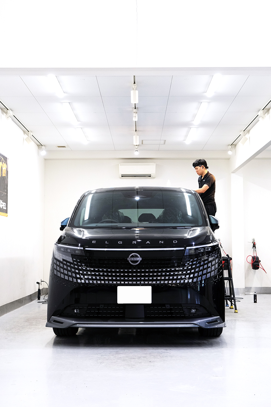日産 エルグランド カーコーティング セラミックコーティング 愛知名古屋春日井 リアーク