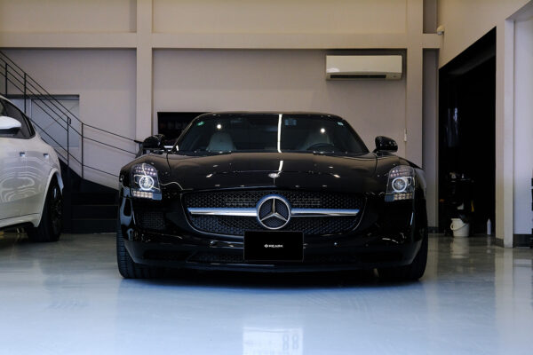 Mercedes Benz SLS AMGガラスコーティング_REARK(リアーク)施工実績ブログ