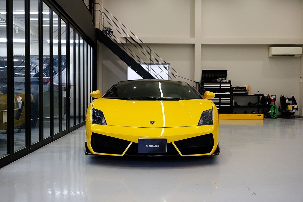 Lamborghini Gallardoプロテクションフィルム_リアーク施工実績ブログz