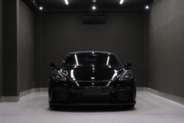 Porsche 718 Spyderプロテクションフィルム_リアーク施工実績ブログ