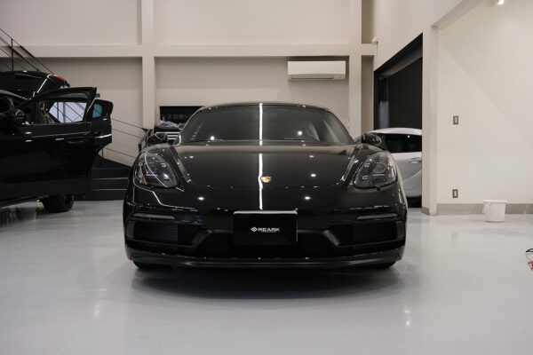 Porsche 718 Cayman GTS スプロテクションフィルム_リアーク施工実績ブログ