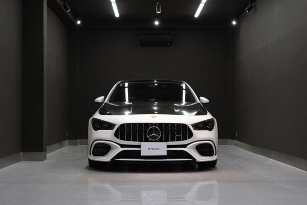 Benz CLA45 AMGカーボンプロテクションフィルム_リアーク施工実績ブログ
