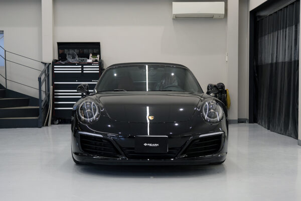 Porsche 911 Targa 4Sボディーガラスコーティング_リアーク施工実績ブログ