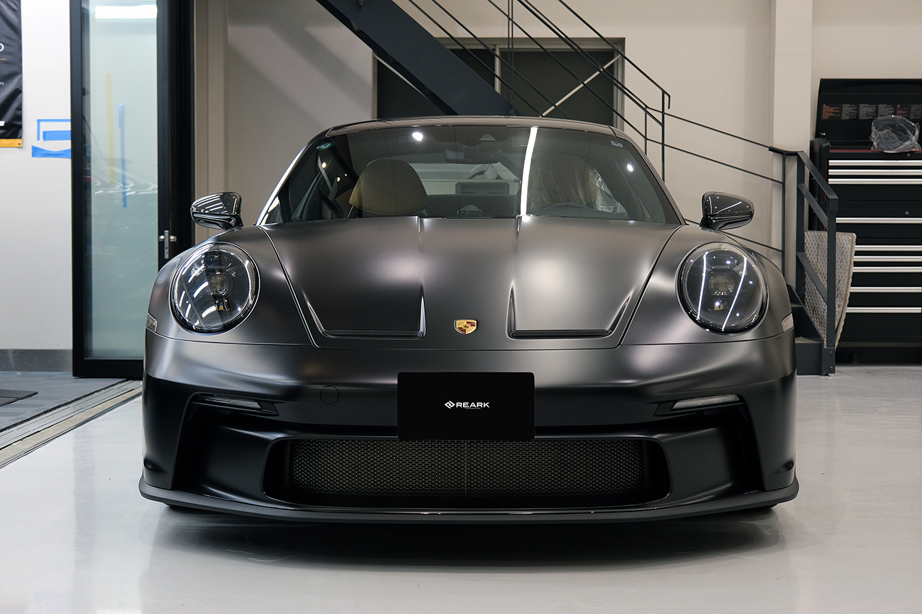 911 GT3 with Touring Packageマットプロテクションフィルム_リアーク施工実績ブログ