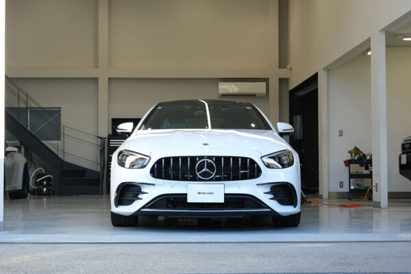 Mercedes-AMG E53ボディガラスコーティング_リアーク施工実績ブログ