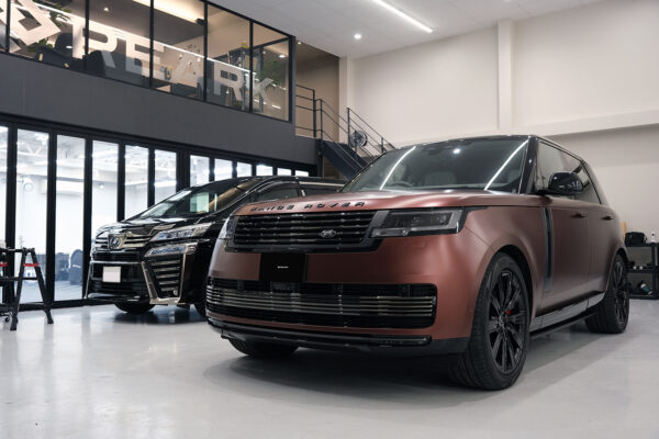 RANGE ROVER SVマットプロテクションフィルム_リアーク施工実績ブログ