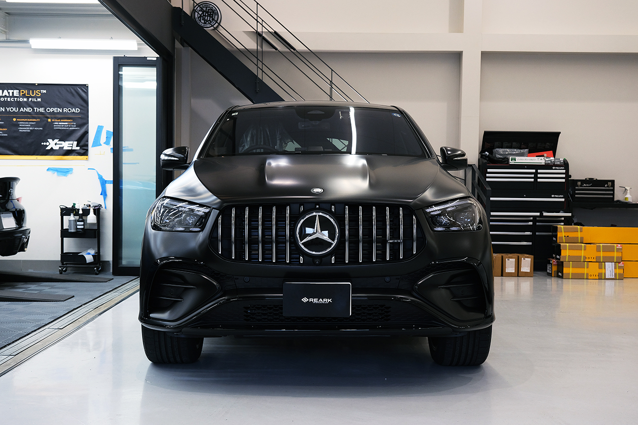 AMG GLE53_マットプロテクションフィルム_REARK(リアーク)施工実績ブログ