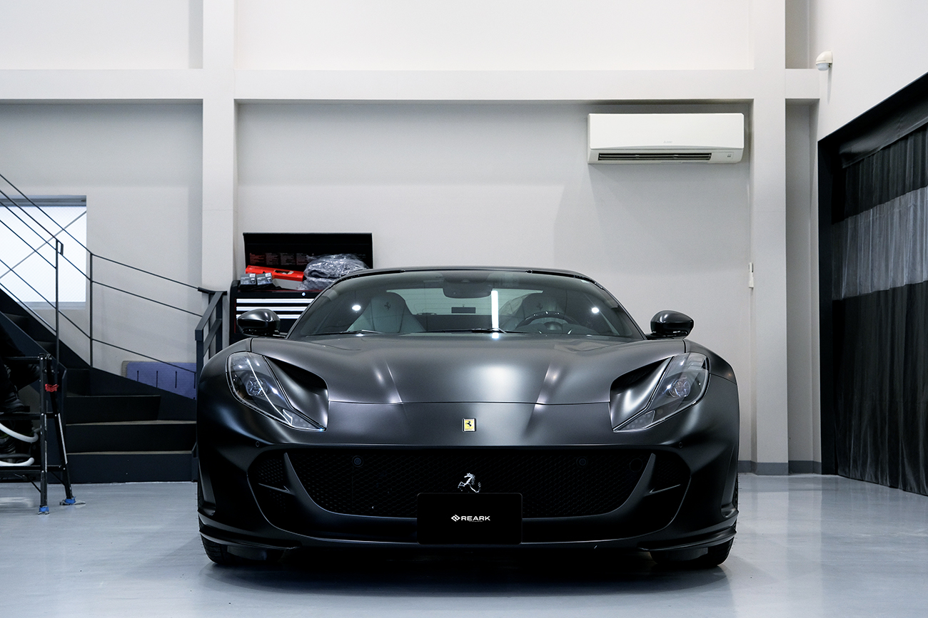 Ferrari 812 GTS_マットプロテクションフィルム_REARK(リアーク)施工実績ブログ