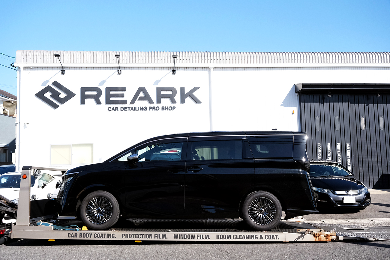 NISSAN ELGRANDボディーコーティング_REARK(リアーク)施工実績ブログ